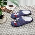 thumbnail image 6 of Mens Cozy Slippers WWE Warm Soft Plush Slipper Slip-on House Shoes for Home Indoor Outdoor, 6 of 7