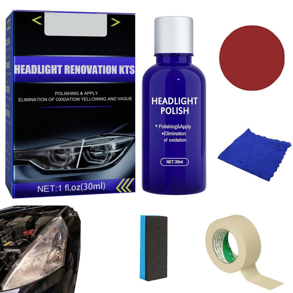 Ksruee Car Light Cleaner Headlight Easy To Use Car Headlight Cleaner