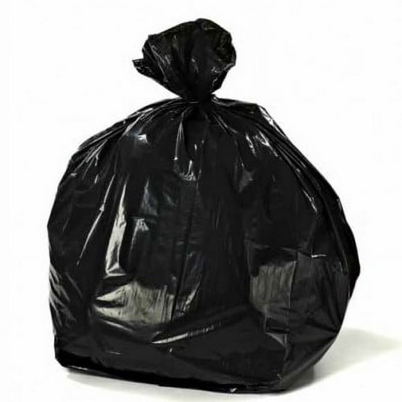 Plasticplace 25-30 Gallon Trash Bags │ 1.6 Mil │ Black Garbage Can Liners │ 30"" x 36"" (100 Case)