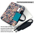 thumbnail image 3 of ZICANCN Laptop Case 15.6 inch, Colored Pink Squares Work Shoulder Messenger Business Bag for Women and Men, 3 of 9