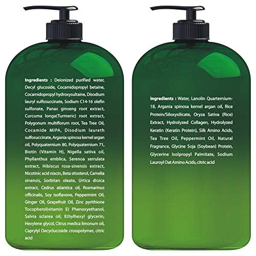 2 Pack First Botany Cosmeceuticals Tea Tree Mint Shampoo & Conditioner 16oz e...