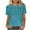 Light Blue, variant on purcolt T-Shirts for Women Short Sleeve Basic Tees Soft Crew Neck Trendy Summer Casual Outfits Tops