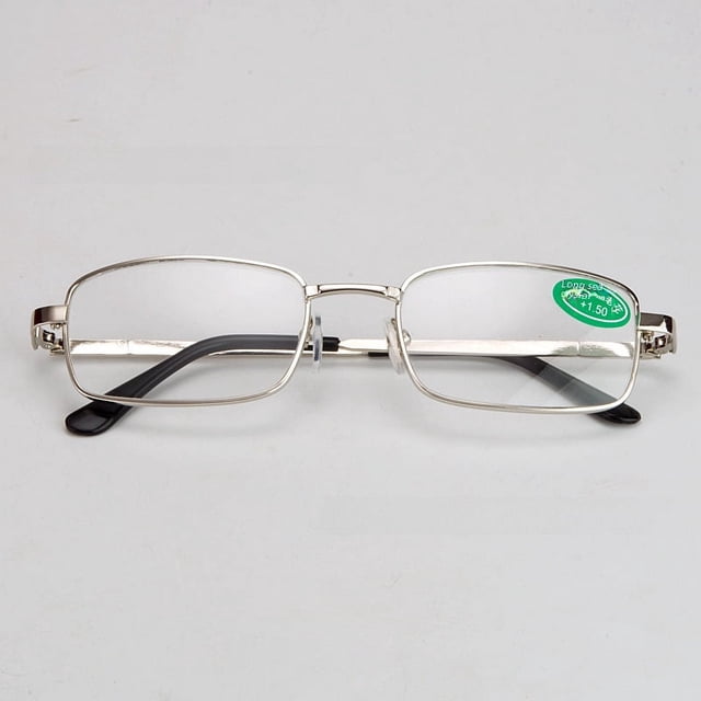 Gafas de cristal para personas mayores Gafas de cristal para personas mayores con marco completo Caja transparente Gafas para personas mayores