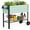 Light Green, variant on Galvanized Raised Garden Bed with Legs & Wheels, 37x14.6x31.6in, 400LB Capacity Elevated Planter Box for Garden, Backyard, Patio & Deck, Black