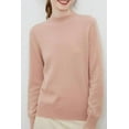 thumbnail image 2 of Women‘s Merino Wool Sweater Fall Winter Trendy Long Sleeve Mock Turtle Neck Soft Warm Pullover Tops, 2 of 5