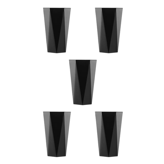 Injueey Taza de Copa de de pareja de plástico Antideslizante Baño Cepillo de Portavasos, Negro Type2 NO2