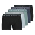 thumbnail image 1 of JACK&JONES Boxers para hombre, paquete de 5 - JACWYATT SOLID TRUNKS 5 PACK, algodón elástico Negro/Azul M (Medium), 1 of 5