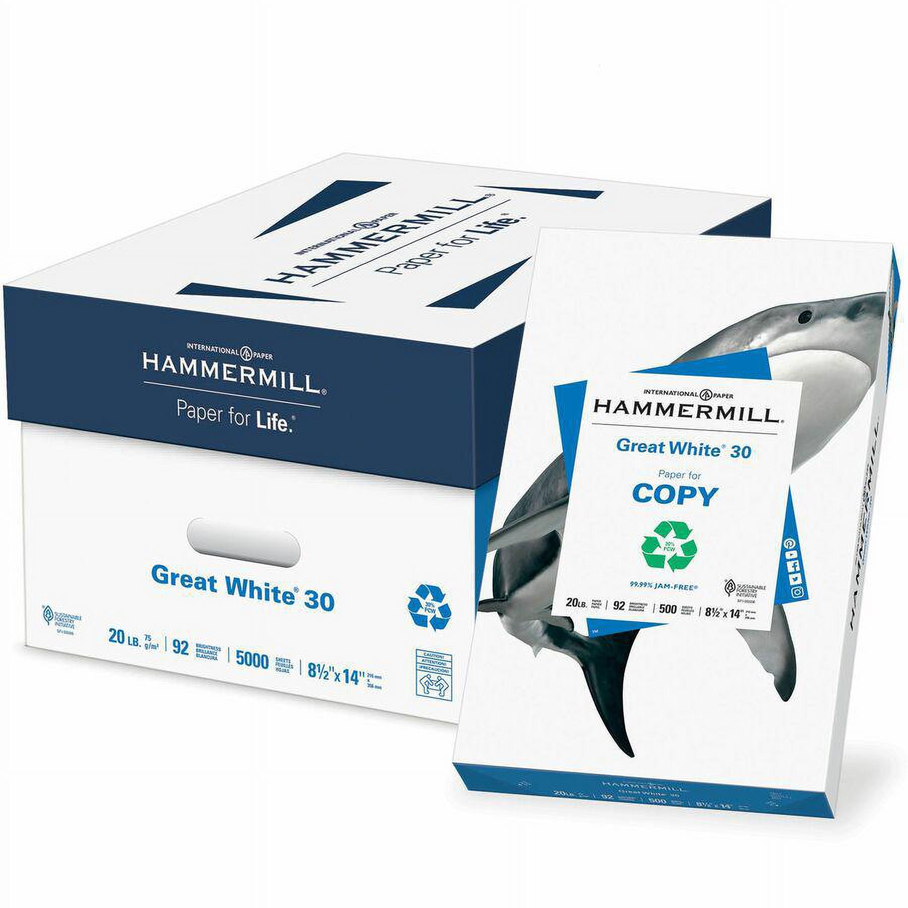 Hammermill Great White Copy Paper 86704CT