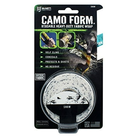 - Camo Form Protective Camouflage Wrap, Snow, Quality field tested to help you in during your outdoor situations By McNett Tactical