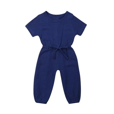 

ZIYIXIN Cute Newborn Baby Boys Girls Romper Bodysuit Jumpsuit Outfits Sunsuit Clothes Blue 3-4 Years