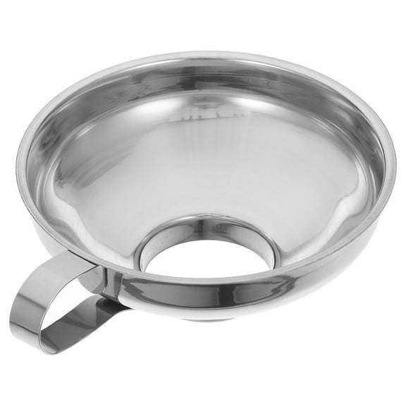 WORGEOUS Canning Funnel For Kitchen Use Wide Mouth Funnel For Mason Jars Large Canning Funnels For Filling Bottles Stainless Steel Food Funnel