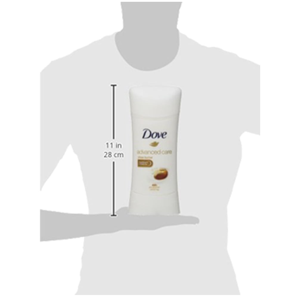 Pack of (12) Dove Advanced Care Antiperspirant Deodorant, Shea Butter 2.60 Ounce