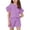 k-1277Purple2542, variant on SONGGE Girls Summer Outfit Sets 2 Piece Casual Round Neck Short Sleeve Tops And Shorts Elastic Waist Comfortable Playwear Toddler Kids Cartoon Adorable Clothes Sets