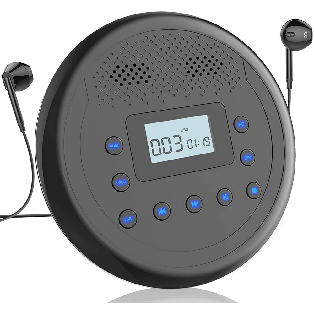 Portable Cd Player With Built In Speakers CD Player Portable, MONODEAL Rechargeable Portable CD Player with Built