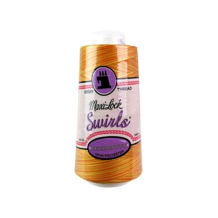 UPC: 0036771709910 | A&E Maxi Lock Swirls Thread 3000yd PeachOrngPrfait