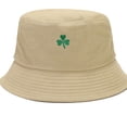 thumbnail image 4 of Fewfanhot Unisex St. Patrick's Day Print Bucket Hat Adjustable Festival Fisherman Hat for Outdoor Sun Protection and Holiday Parties, 4 of 5