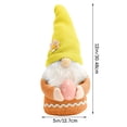 thumbnail image 2 of Clearance Easter Gnome Plush Doll Decorations Handmake Scandinavian Tomte, 2 of 2