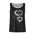thumbnail image 4 of Babysbule Womens Summer Top Women Fashion Casual Summer Round Neck Loose Sleeveless Vest Top, 4 of 8