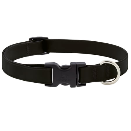 3/4in Jet Black 13-22 Adj Dog Collar