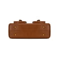 thumbnail image 5 of Wrangler Women Dome Top‑Handle Purse Medium Shoulder Handbag with Detachable Crossbody Strap, Brown, 5 of 8