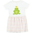 thumbnail image 3 of Inktastic Frog Prince Girls Toddler Dress, 3 of 5