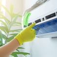 thumbnail image 4 of KAKOWELY window seal cleaner 1 Set Window Blind Cleaner Tool Blind Cleaner Duster Tool 7 Finger Dusting Brush Handheld Mini Duster Brush For Air Conditioner Blinds Fan Housekeeping Car Vent, 4 of 5