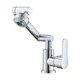 thumbnail image 2 of 1080 Degree Swivel Hot Cold Water Mixer Tap Kitchen Bathroom Basin Sink Faucet, 2 of 11