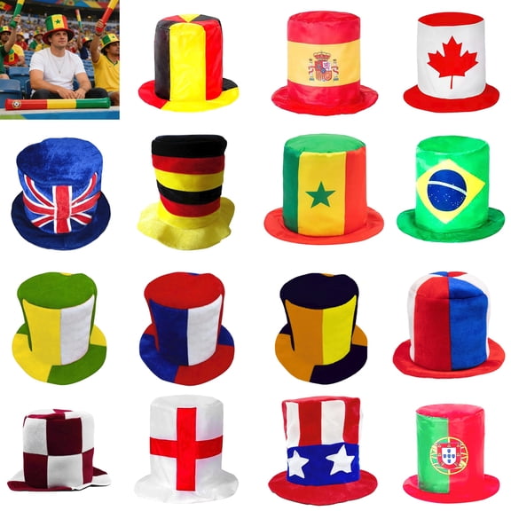 Football Events Patriotic Hat 4th of July Independence Day Patriotic Sun Cap Soccer Fans Top Hat Football Party Carnival and Celebrations for Adults Women Men
