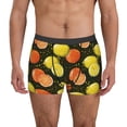 thumbnail image 2 of Bingfone Orange Lemon Men's Underwear - Casual Stretch Boxer Briefs-Large, 2 of 7