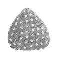 thumbnail image 1 of Gouchee Home Fluffy Stars Grey Faux Fur Bean Bag Chair – Soft Polyester with Polystyrene Bead Filling, Suitable for Adults and Teens, Lightweight & Cozy Seating for Bedroom, Living Room or Playroom, 1 of 7