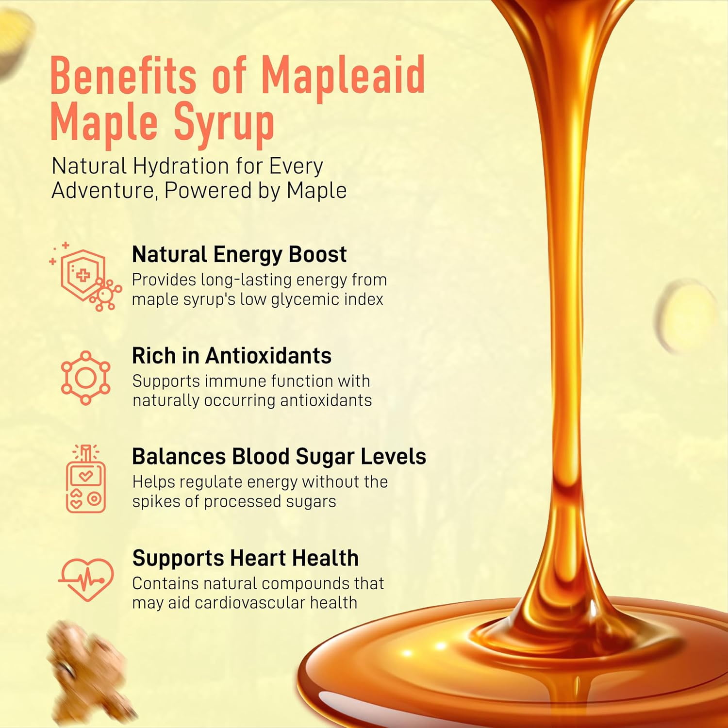 UnTapped Ginger Mapleaid - 20 Servings 16 fl oz Bulk Bottle Maple Syrup, Real Ginger & Sea Salt | Soothing Hydration Electrolytes & Digestive Support Ideal Running Fuel Powered by Pure Vermont Maple