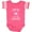Football Pink and White, variant on Inktastic Be My Godmother Baby Girl Girls Baby Bodysuit