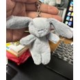 thumbnail image 1 of Stuffed Animals Cute Cartoon Rabbit Keychain Love Pompom Trinket Toy Girl Bag Car Keychain Mobile Phone Pendant Jewelry Gift, 1 of 7