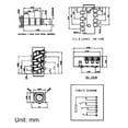 thumbnail image 4 of 3.5 mm Audio Jack Connector PCB Mount Female Socket 8Pin PJ-393 5pcs, 4 of 4
