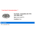 thumbnail image 2 of Fan Clutch - Compatible with 1993 - 2001 BMW 740iL 1994 1995 1996 1997 1998 1999 2000, 2 of 2