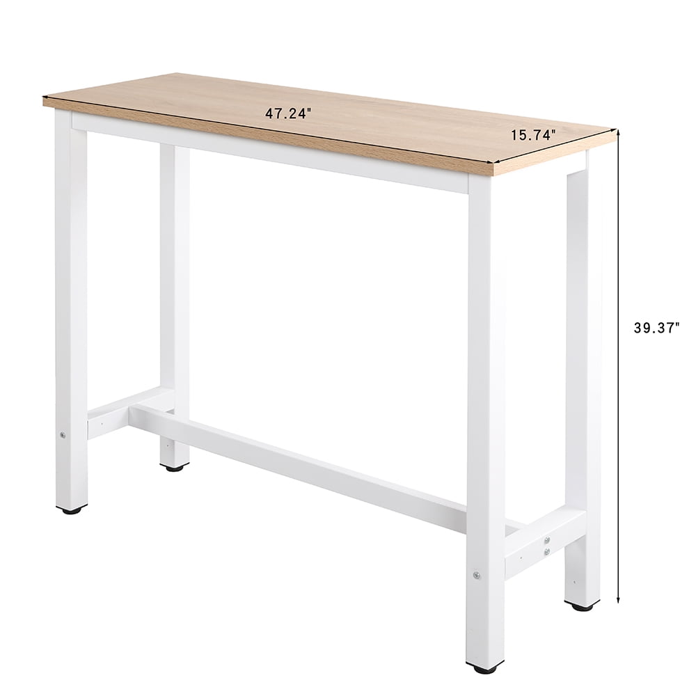 Kepooman 3Piece Modern Dining Room Table Sets, Pub Table with Metal Frame & 2 Bar Stools for Kitchen/Breakfast Nook/Dining Room Kepooman 3Piece Modern Dining Room Table Sets, Pub Table with Metal Frame & 2 Bar Stools for Kitchen/Breakfast Nook/Dining Room
