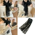 thumbnail image 2 of lanema Popular Spring Lace Scarf Long Neckwrap Embroidery Shawl For Female Various Outfit Waist Accessories For Formal Occasion, 2 of 19