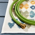 thumbnail image 6 of SAFAVIEH Sunrise Wade Geometric Reversible Indoor/Outdoor Area Rug, Ivory/Blue Gold, 5'3" x 7'7", 6 of 9