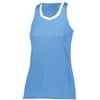 Augusta S Ladies Crosse Jersey Columbia Blue/White 1678