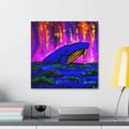 thumbnail image 4 of Whale of an Expressionism - Canvas, 4 of 10