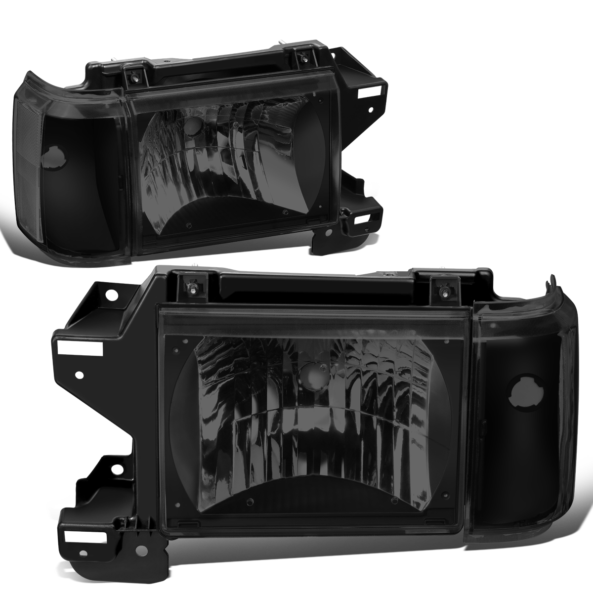 for 1987 to 1991 ford f150 f250 f350 bronco pair factory style headlight corner lamps smoked lens clear side 88 89 90 walmart com walmart com for 1987 to 1991 ford f150 f250 f350 bronco pair factory style headlight corner lamps smoked lens clear side 88 89 90 walmart com