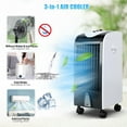 thumbnail image 3 of Giantex Evaporative Air Cooler, Portable Cooling Fan w/Humidifier for Home Office Dorms, 3 of 8