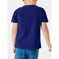 thumbnail image 3 of Summer Short Sleeved Kids Solid Casual Shirt Boys Henley T-Shirt, 3 of 3