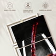 thumbnail image 6 of Elephant Stock Red Wine Is Served Wall Art - Vertical Multi Panel Canvas - Dining Room Wall Decor - Food And Drink Multi Panel - Black And White Decor - 21" x 44", 6 of 8