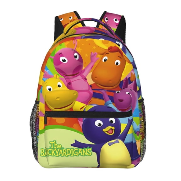 The Back-yardigans Backpack Lightweight Bookbag Casual Daypack For Women Men Travel Laptop Bag Multifunctional Bag