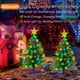 thumbnail image 2 of Paquete de 2 árboles de Navidad solares HUGSVIK de 110 cm con 100 luces, 2 of 9