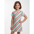 thumbnail image 3 of Girls Easy-Wearing Dress A-Line Short Sleeve Casual Versatile Dress Pockets for Tween Girls Age 8-13 Back to School, 3 of 6