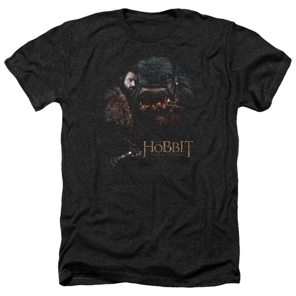 Trevco HOB1095-HA-4 The Hobbit Cauldron Heather T-Shirt for Adult, Black - Extra Large
