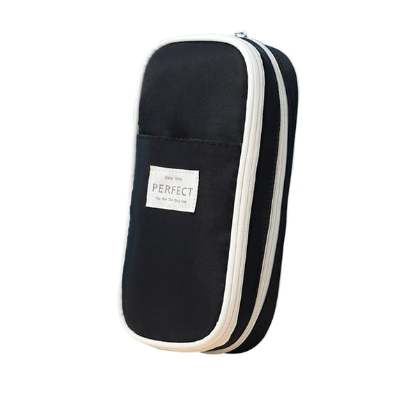 Back to School Supplies Under 1 Pencil Case Aesthetic Zipper Pencil Bag Big Storage Pen Organizer for Stationery for Teens School Students and Adults #18