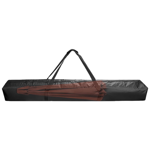 Bolsa de almacenamiento para sombrillas de patio LUEXBOX 145 cm, nailon, color negro